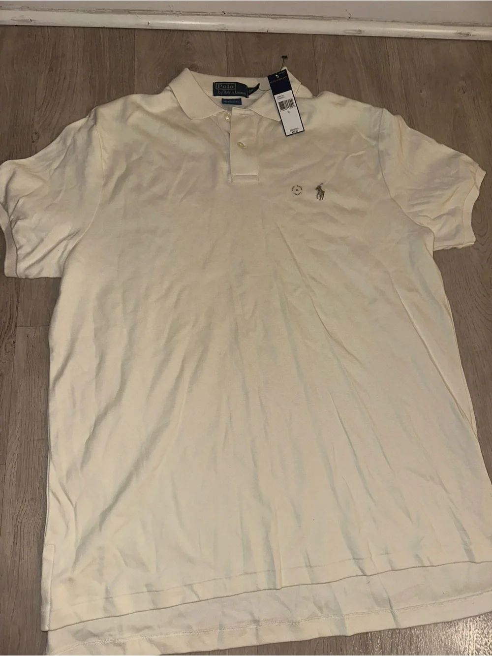 Ralph Lauren Men’s Cream Polo Shirt